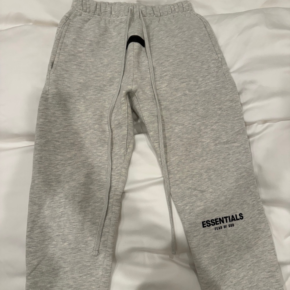 Fear of God Essentials Heather Gray Joggers